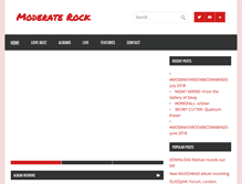 Tablet Screenshot of moderaterock.com